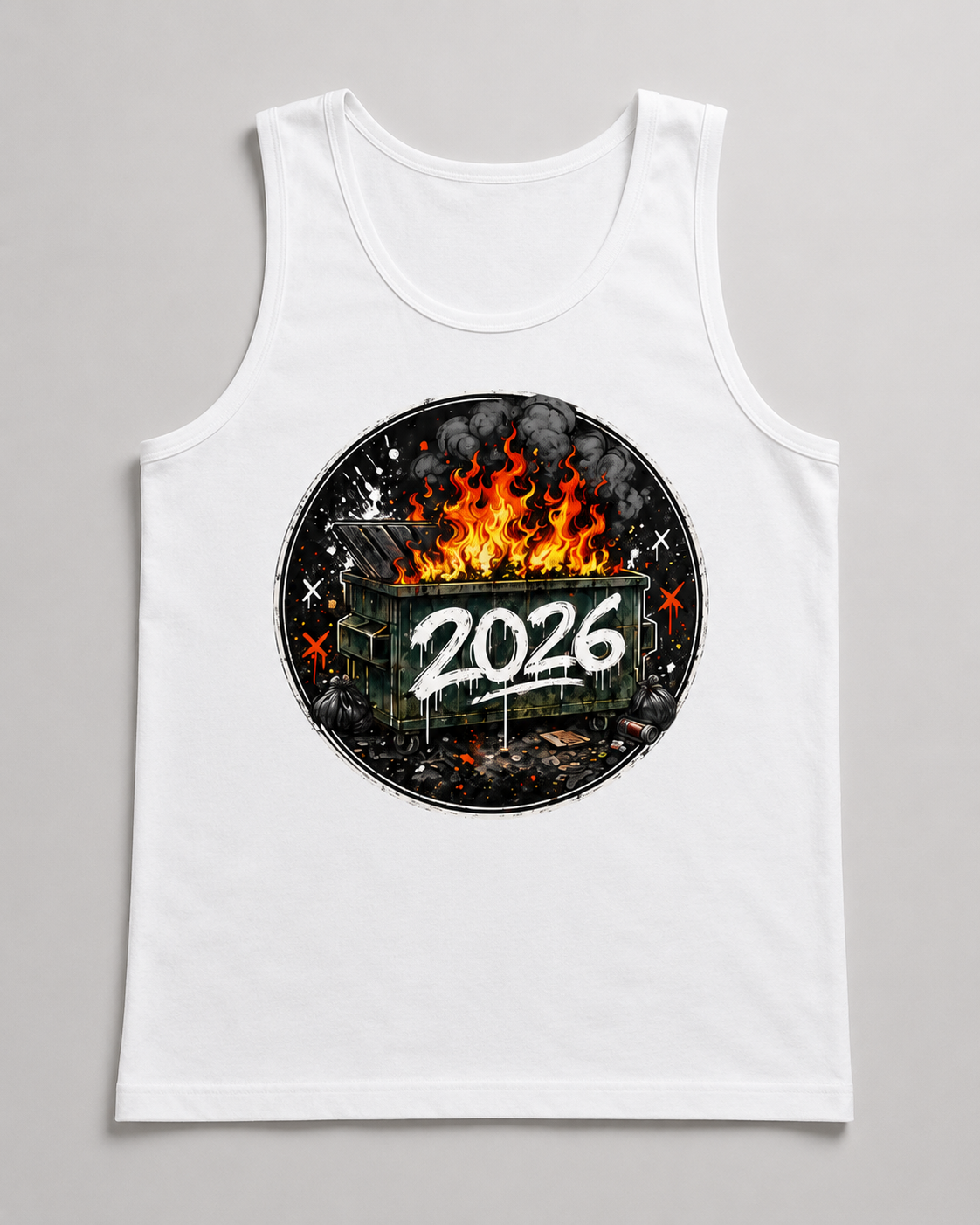 Tank Top "2026 Dumpster Graphic"