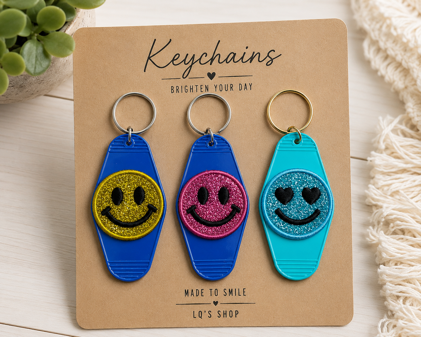 Smiley Keychain