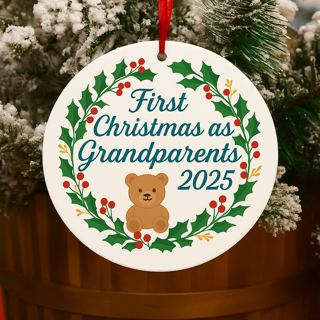 Clearance🎄 First Christmas as Grandparents 2025 Ornament 🎄