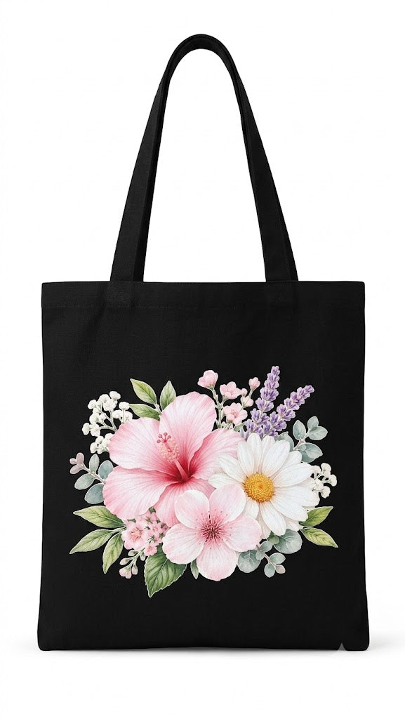Tote Bag Floral Flowers