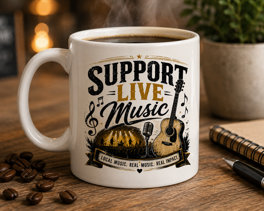 Mug Support Live Music