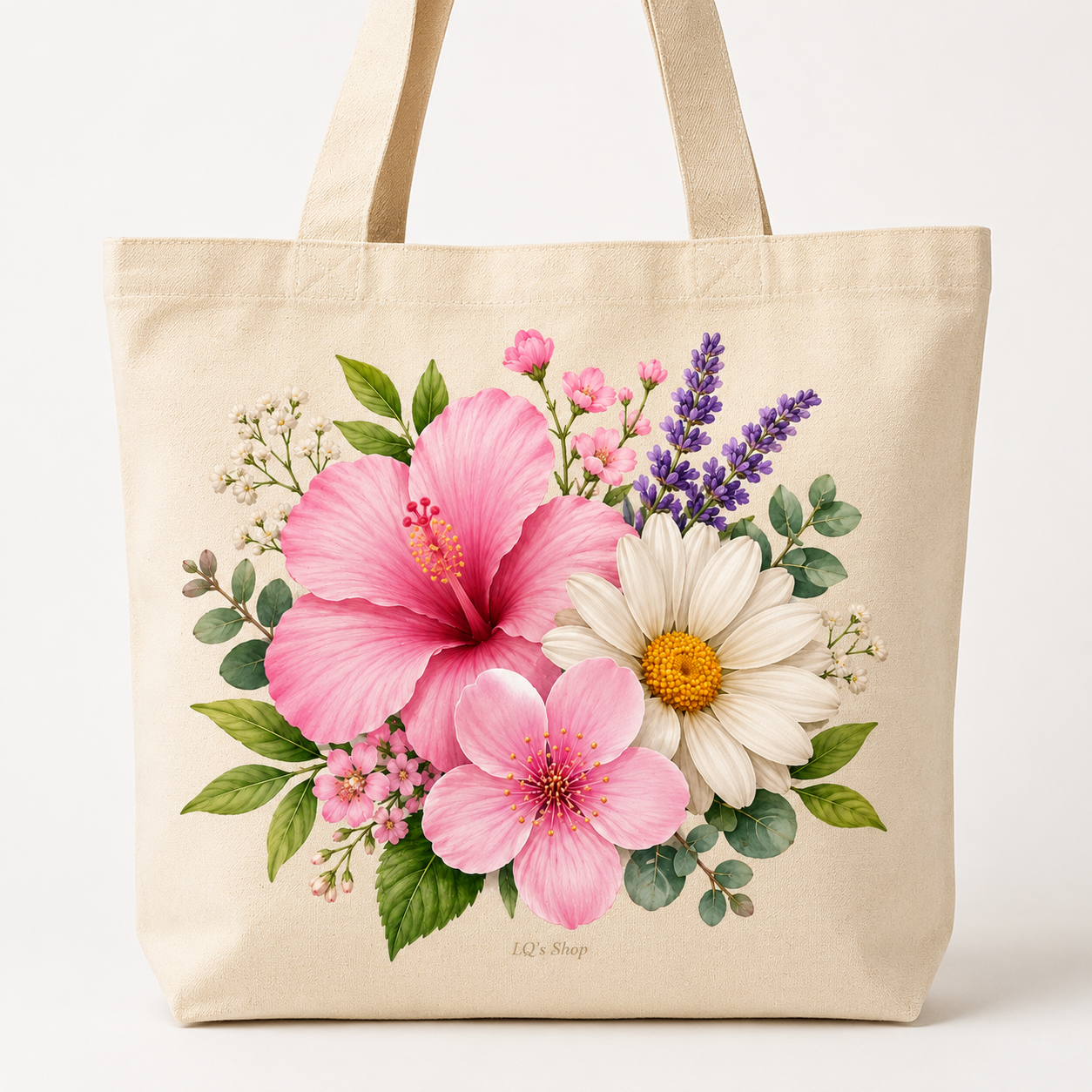 Tote Bag Floral Flowers