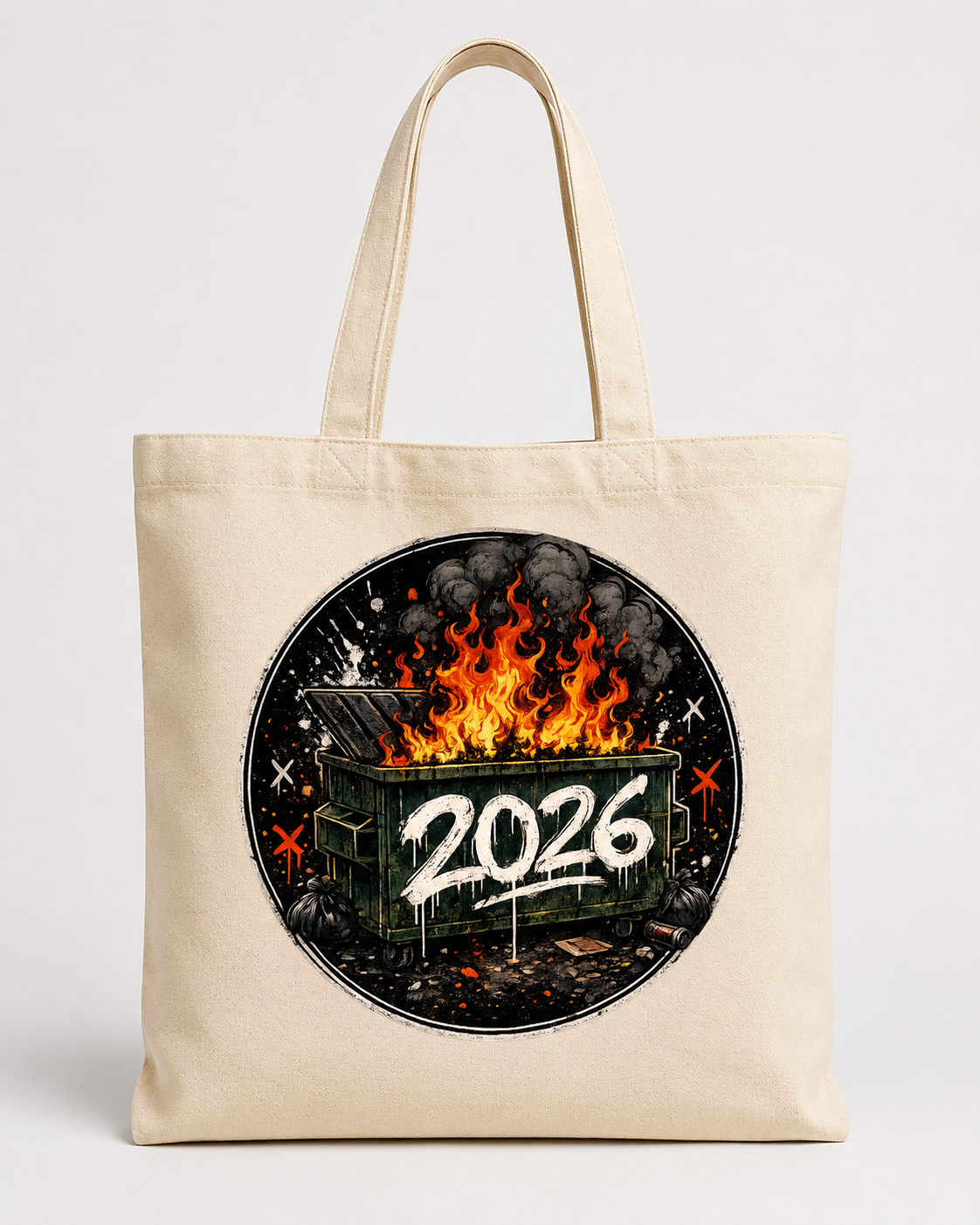 Tote bag Dumpster fire 2026 limited-style