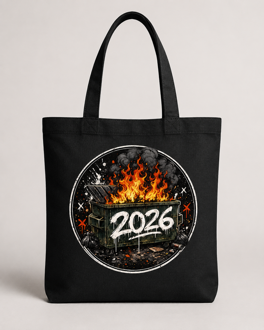 Tote bag Dumpster fire 2026 limited-style