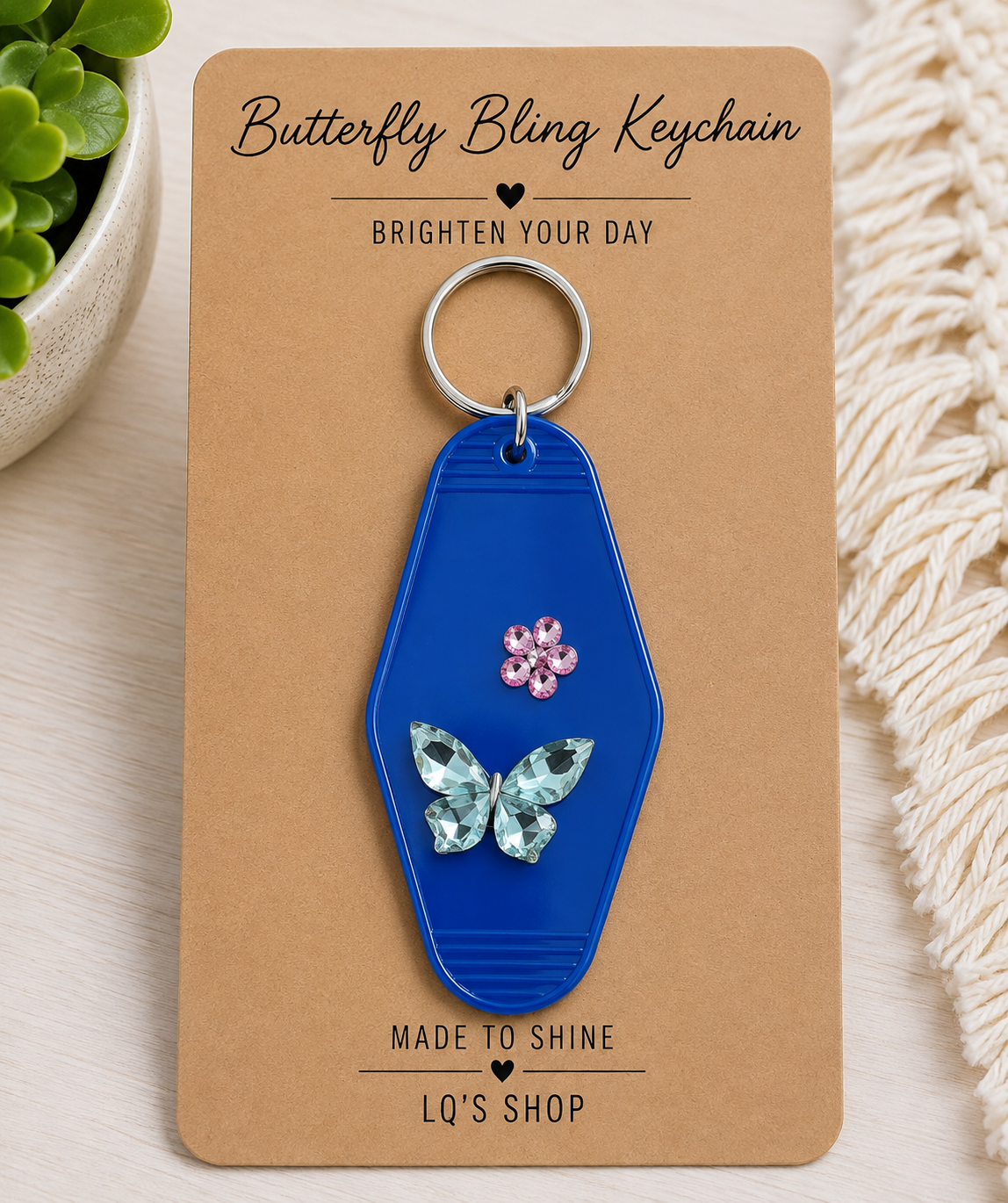 Butterfly Bling Keychain Collection
