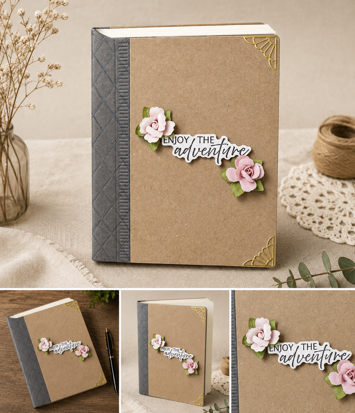 Card Book Theme Handmade Greeting