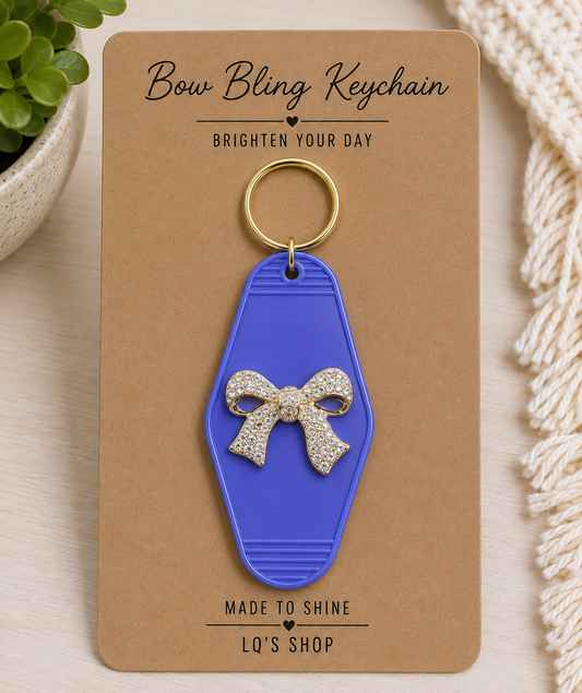 Bow Bling Keychain