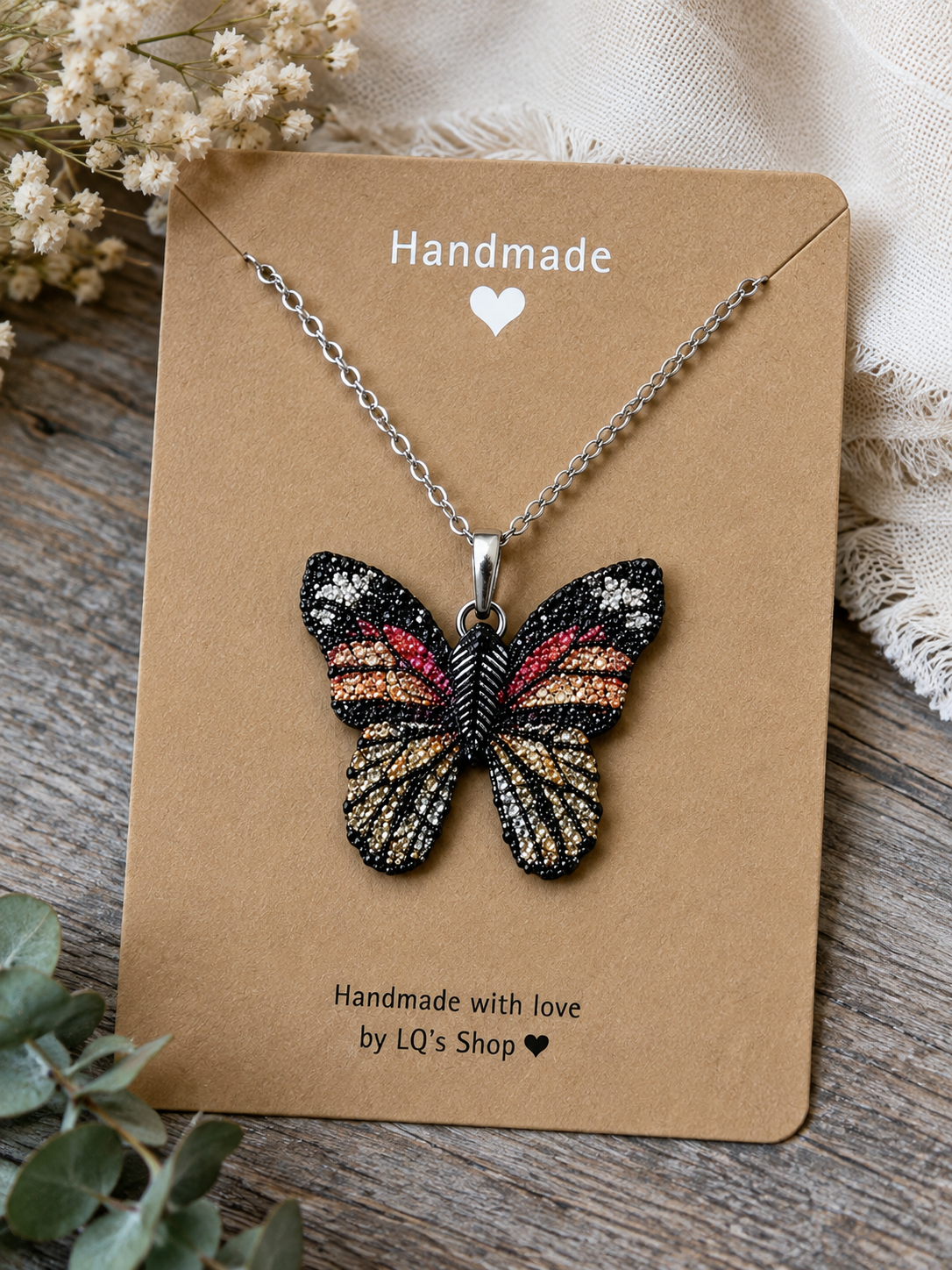Butterfly Statement Necklace