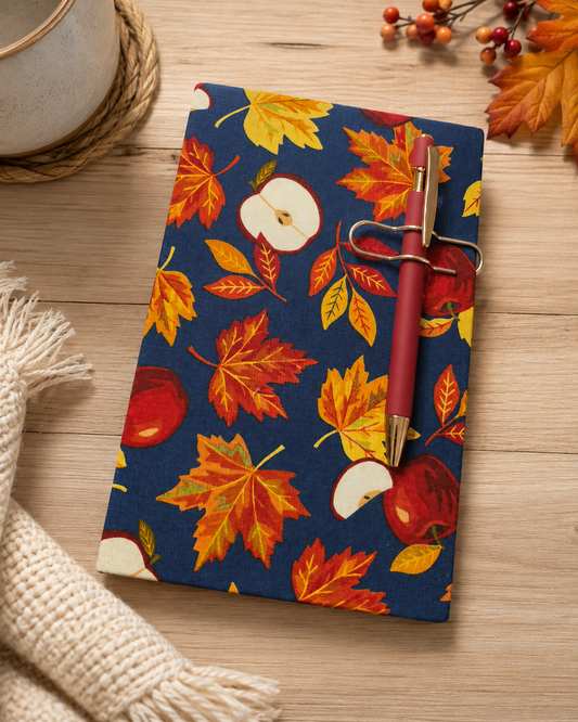 Personalized Fall theme Notebooks (Choose Your Fabric Cover)