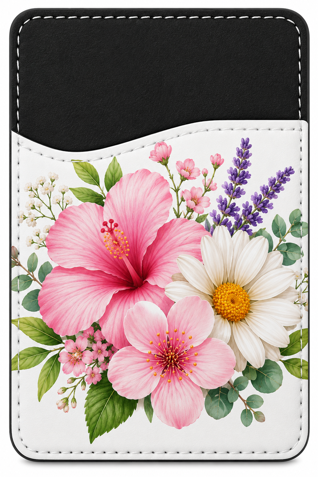 Card Holder Floral Cellphone