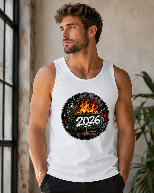 Tank Top 2026 Dumpster Graphic