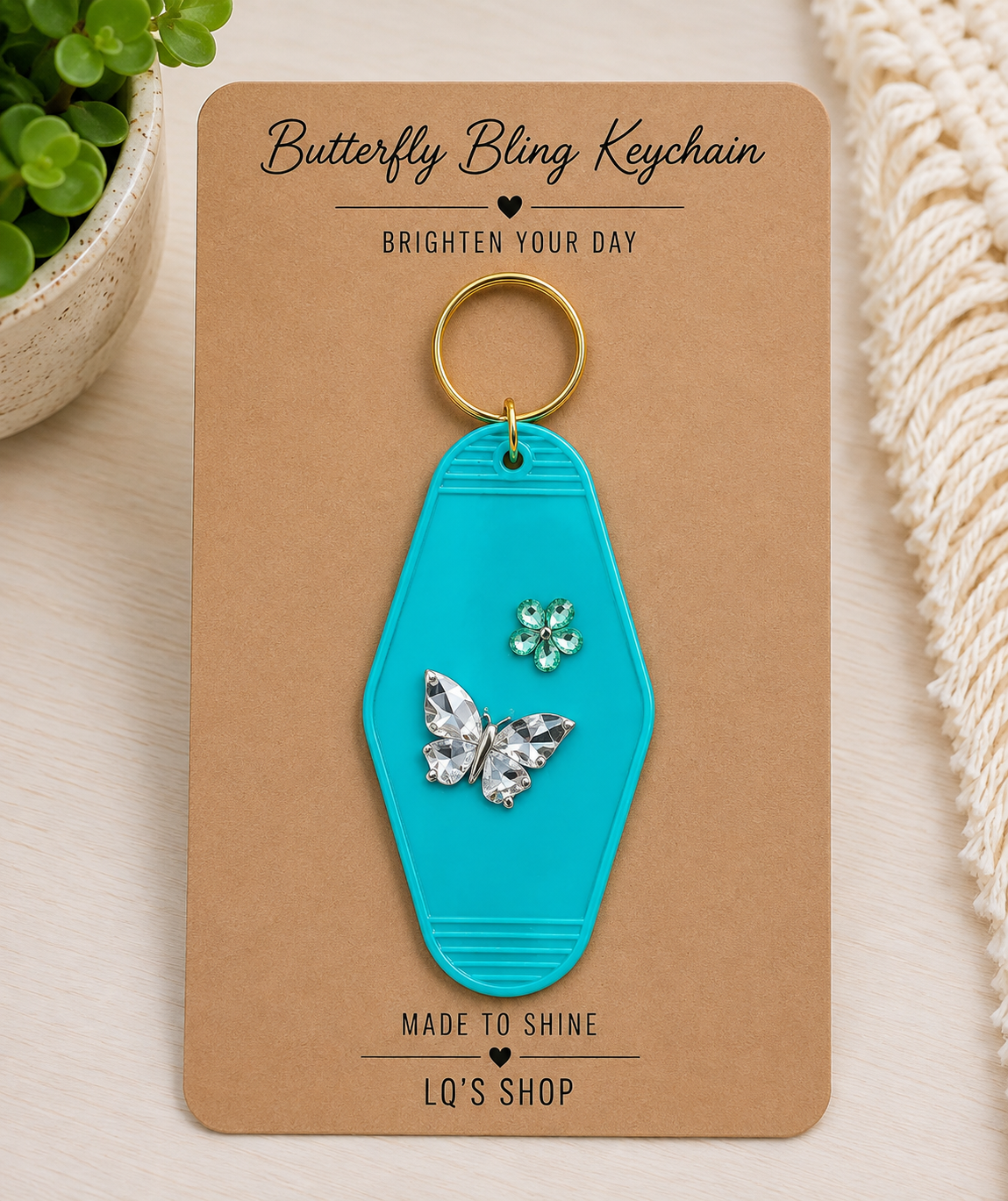 Butterfly Bling Keychain Collection