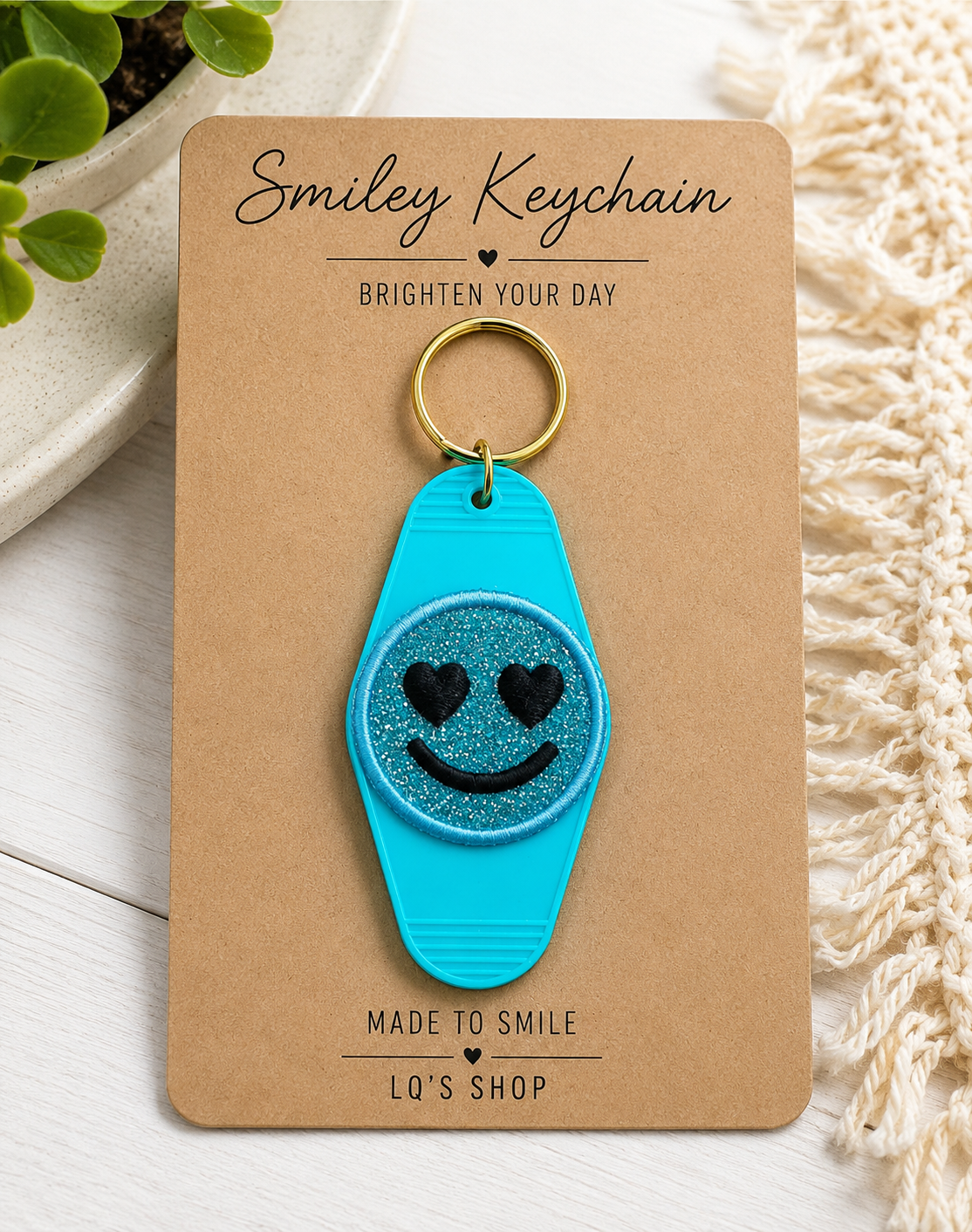 Smiley Keychain