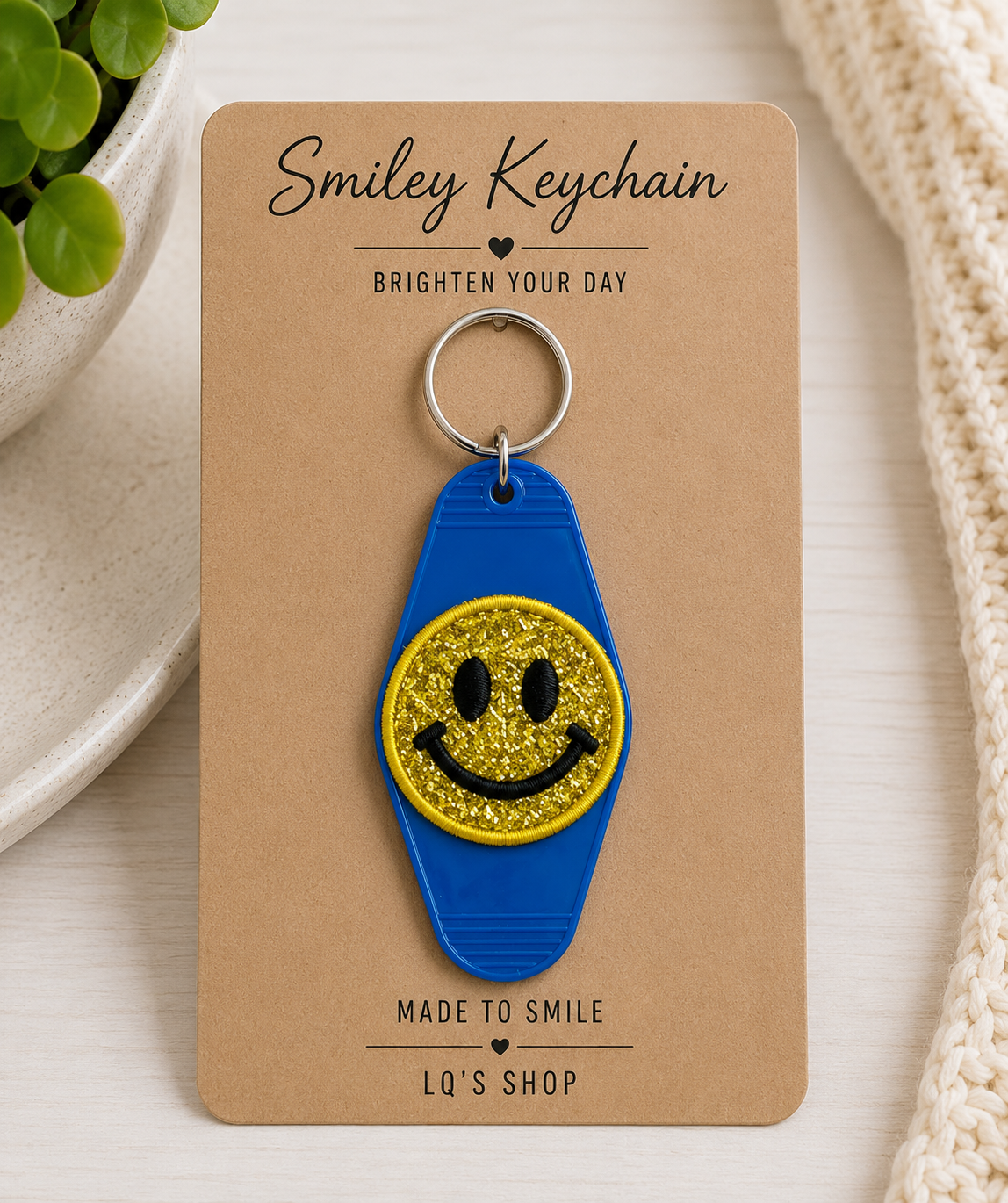 Smiley Keychain